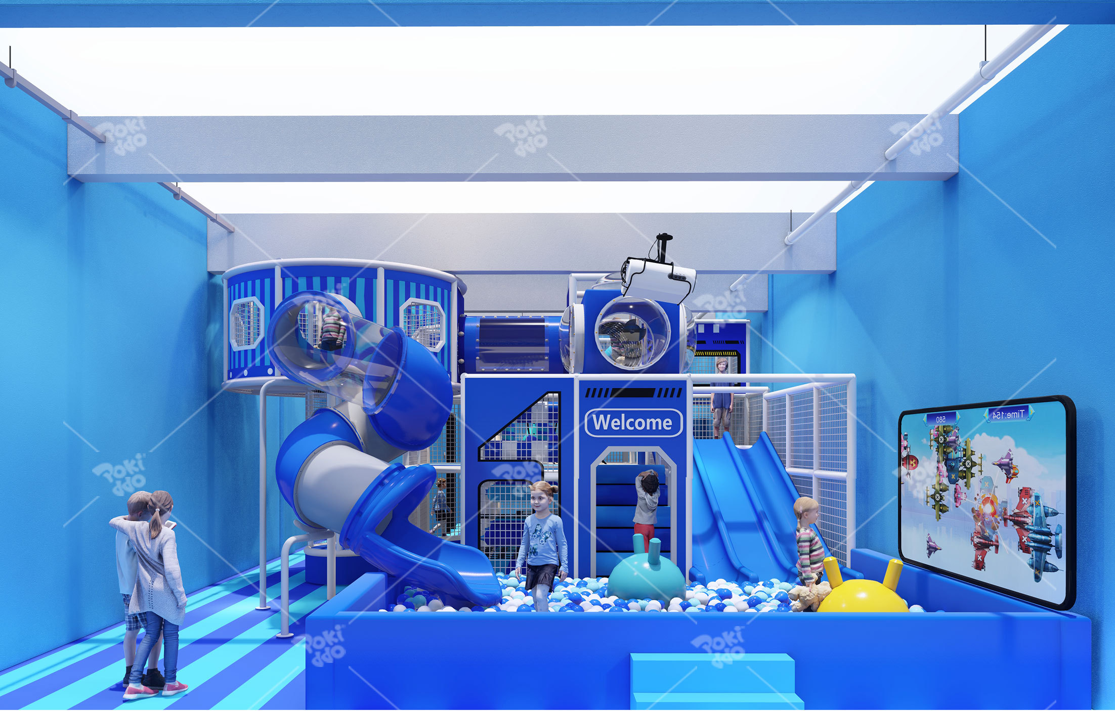 The Magical Playland in 120 Square Meters: Pokiddo's Stunning Project in Malaysia