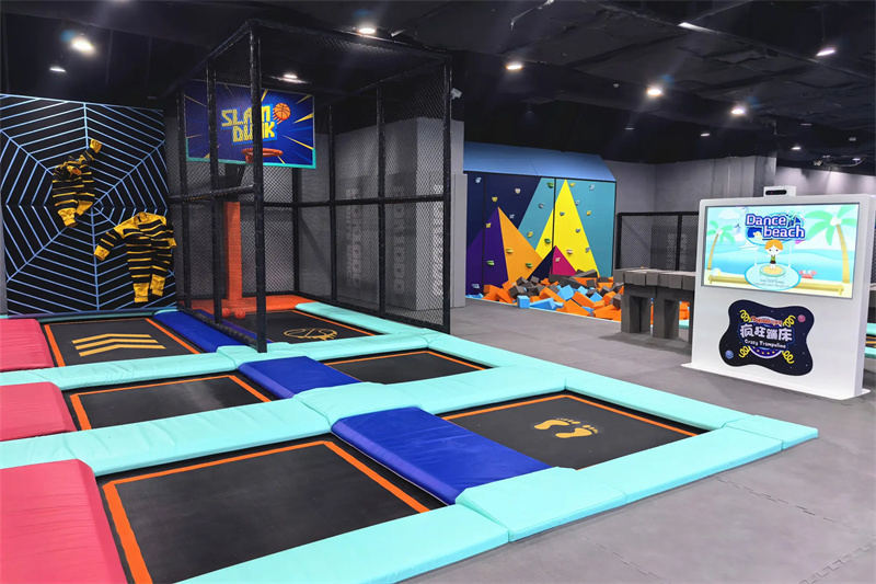 interactive trampoline park