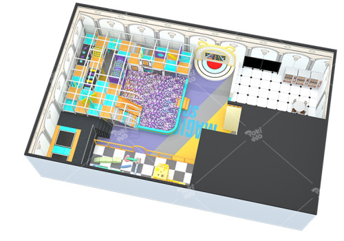 Pokiddo builds a dreamy 305㎡ indoor children's playground for Lebanese customers