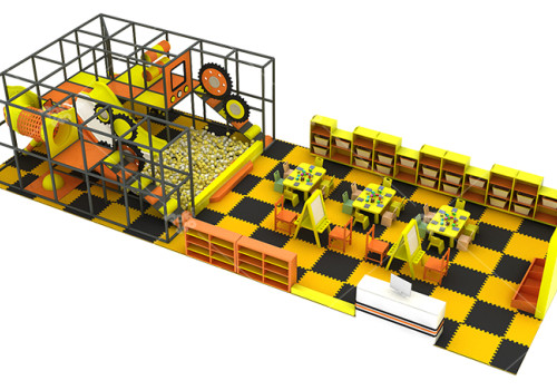 Pokiddo 93㎡  children's indoor playground——a creative example of small space and great fun