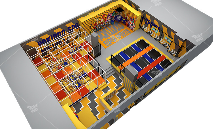 Pokiddo 200㎡ Commercial Indoor Playground for Kids in Zhuhai