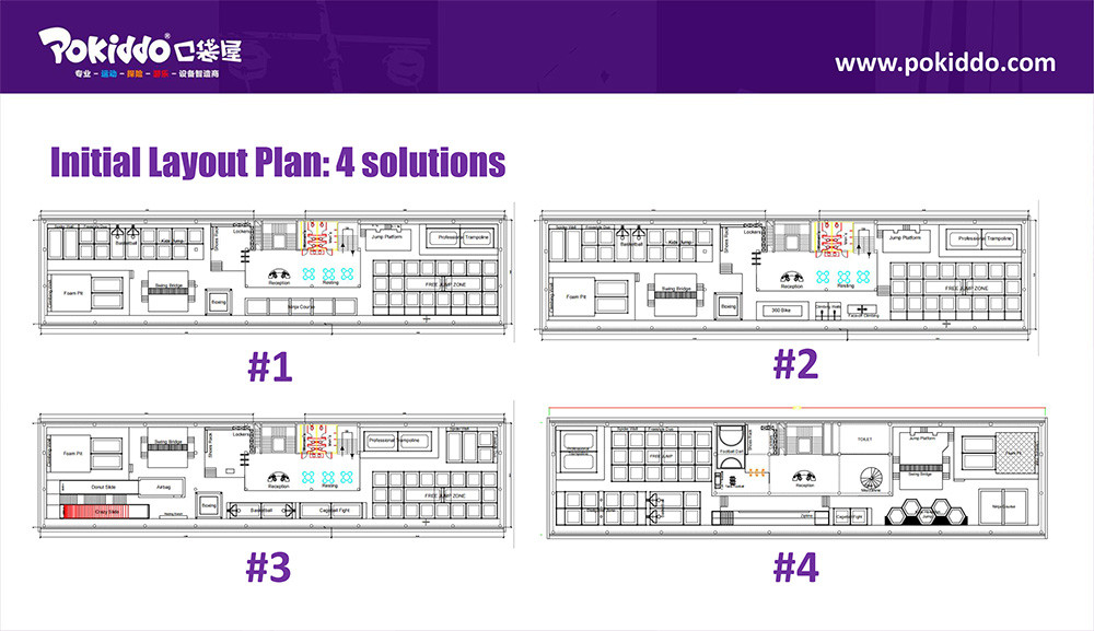 Pokiddo Argentina Project Trampoline Park Layout Plans-1 