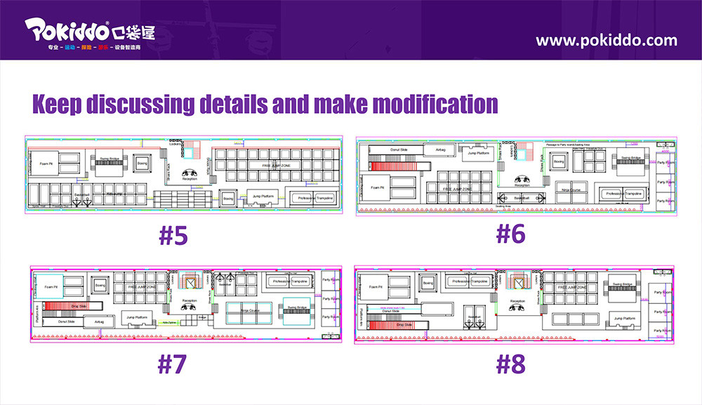 Pokiddo Argentina Project Trampoline Park Layout Plans-2