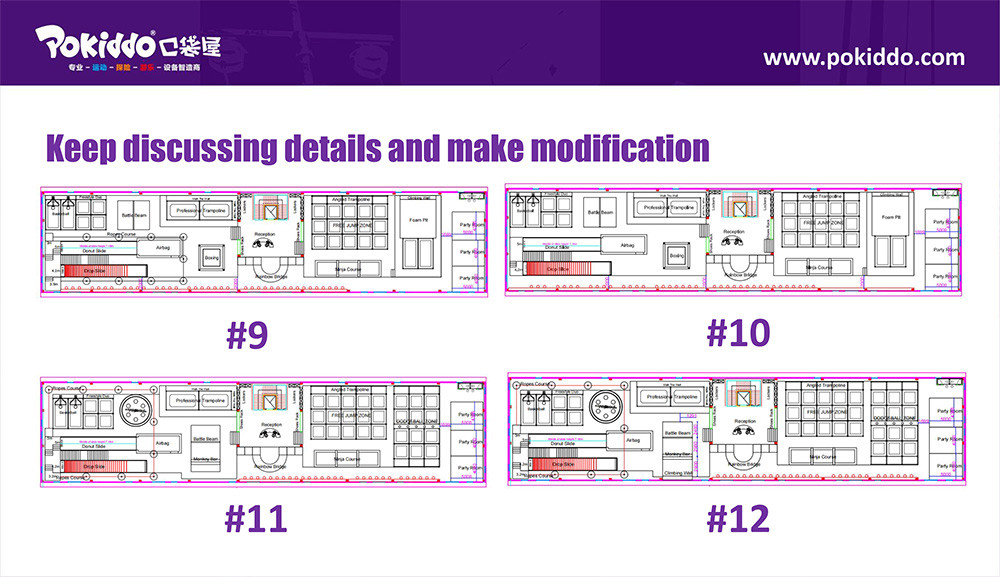 Pokiddo Argentina Project Trampoline Park Layout Plans-3