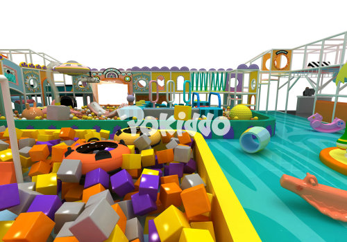 Pokiddo Transforms a Former Supermarket in Mozambique into a 600㎡ Dopamine Theme - Fueled Indoor Playground