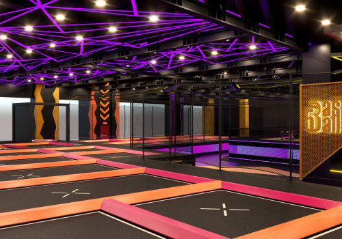 Pokiddo Creates a 450㎡ Trampoline Park in Venezuela: Neon Lights and Colorful Trampolines Ignite Parent-Child Joy