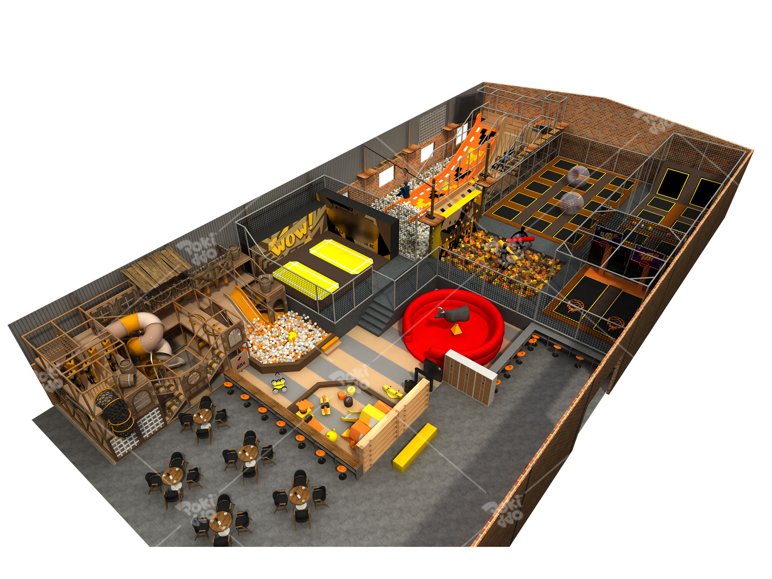 Unlock the New Fun Landmark! Cowboy - Themed Indoor Playground — So Fun You Won't Want to Leave