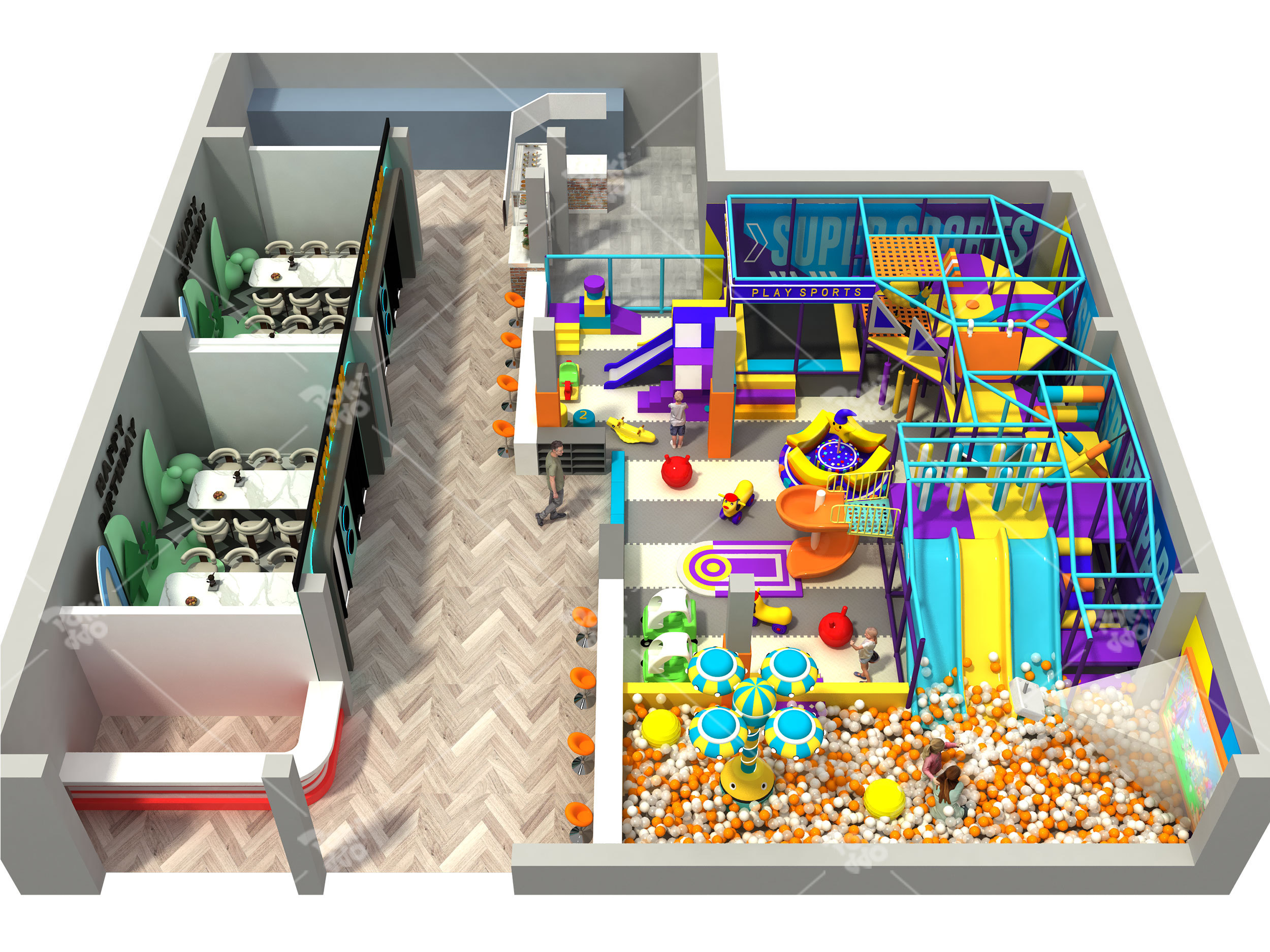Why Open a 250㎡ Indoor Playground & Restaurant in Italy?