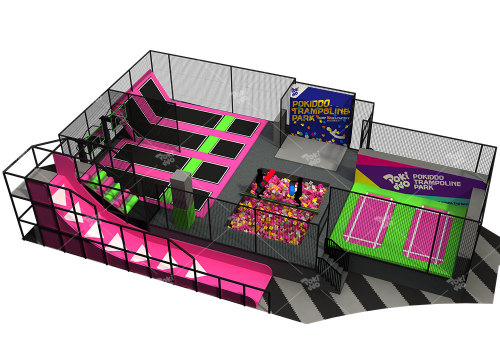 300 - Sqm Pokiddo Trampoline Park: A Trend - Forward Family Entertainment Hub