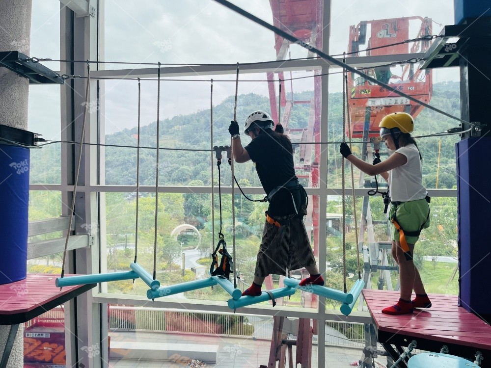 Indoor Playground Rope Course