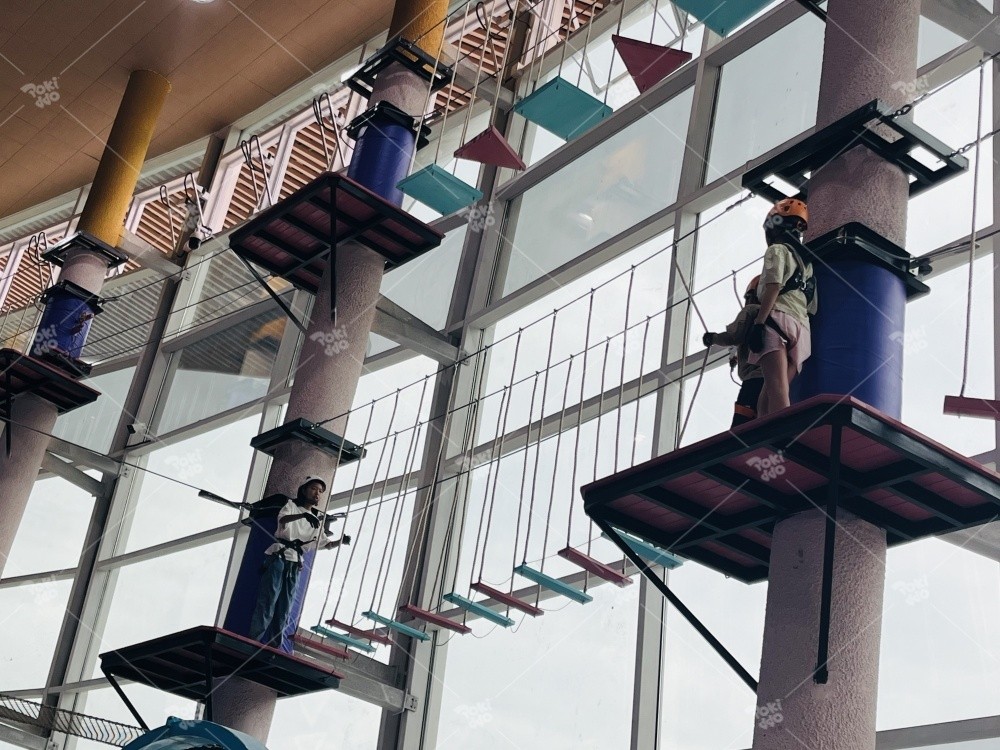 Indoor Playground Rope Course
