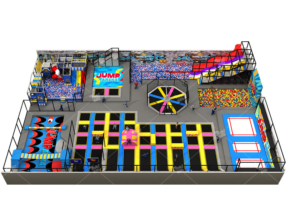 Trampoline Park Pokiddo Design and Construction 900sqm Case in Nepal