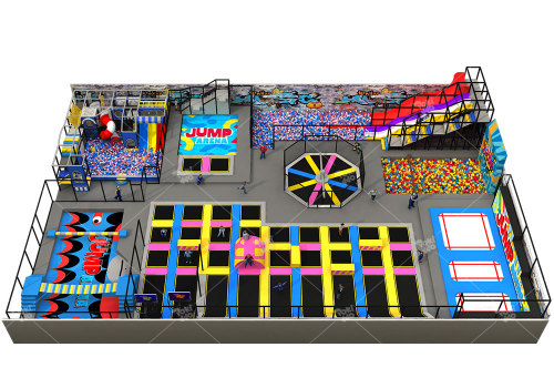 Trampoline Park Pokiddo Design and Construction 900sqm Case in Nepal