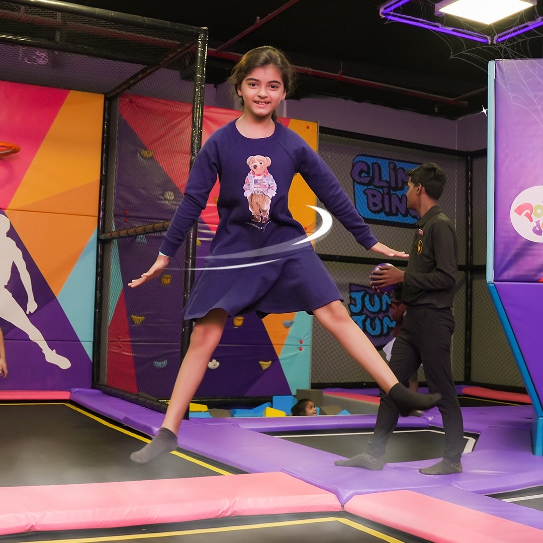 #Pokiddo #Indian Parent-Child Park #Purple-Themed Design #Small Space Amusement #Mumbai Children's Park #Trampoline and Indoor Playground #All-Age Facilities #New Store Opening 2024