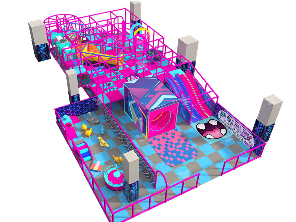 英国巴西尔登淘气堡234 - Sqm UK Children's Playground: A Vibrant, Trend - Driven Design for Family Venues