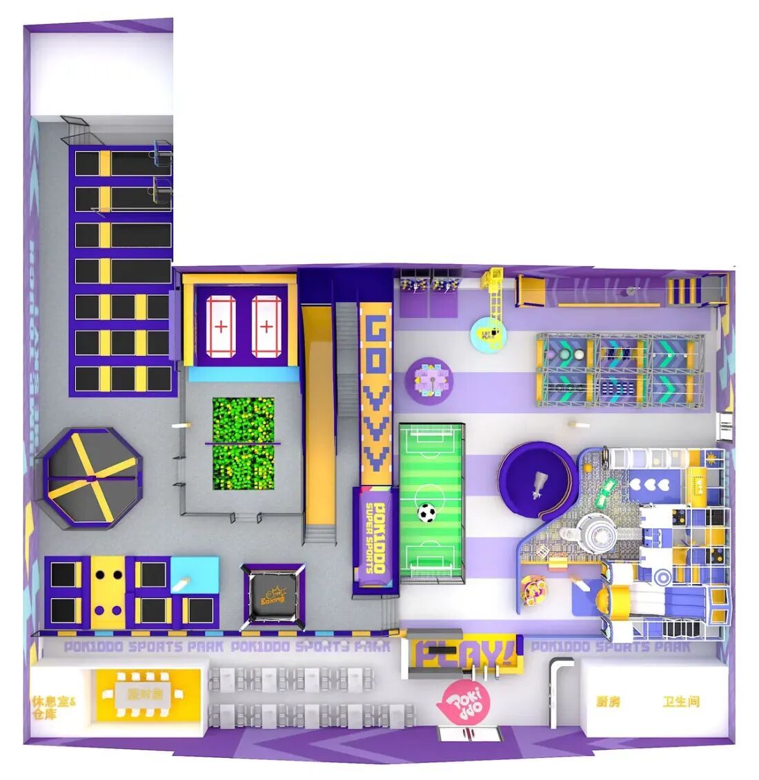 indoor playground Spain 1200sqm