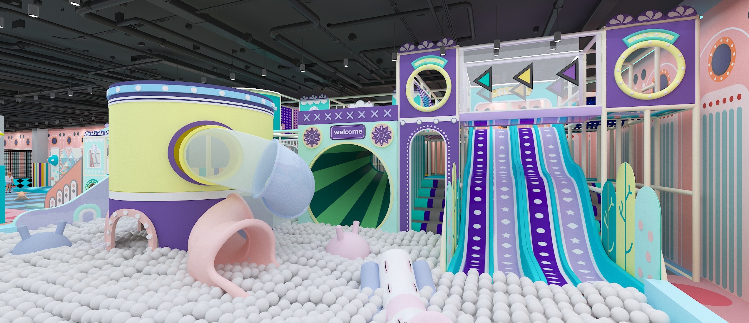 Pokiddo 700 sqm sports park in Ninghai