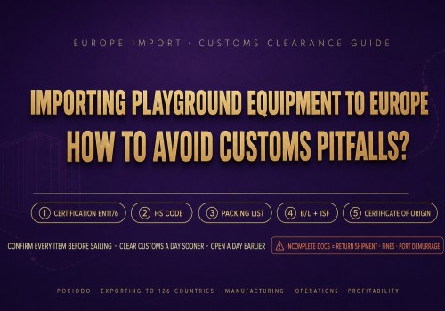 Importing Play Equipment to Europe? Your Customs Paperwork Can Burn Money Daily
