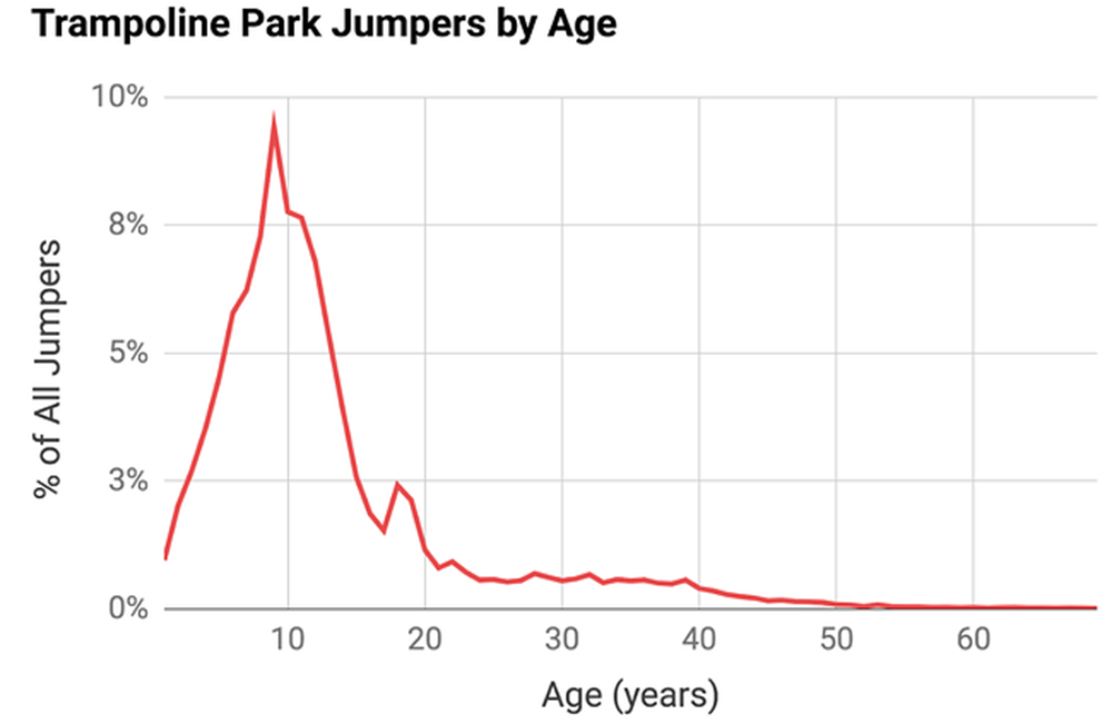 Trampoline park target customers