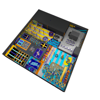 Pokiddo Commercial Grade Large Indoor Trampoline for Kids Sporting Equipment for Indoor Trampoline Park Playground  for Sale