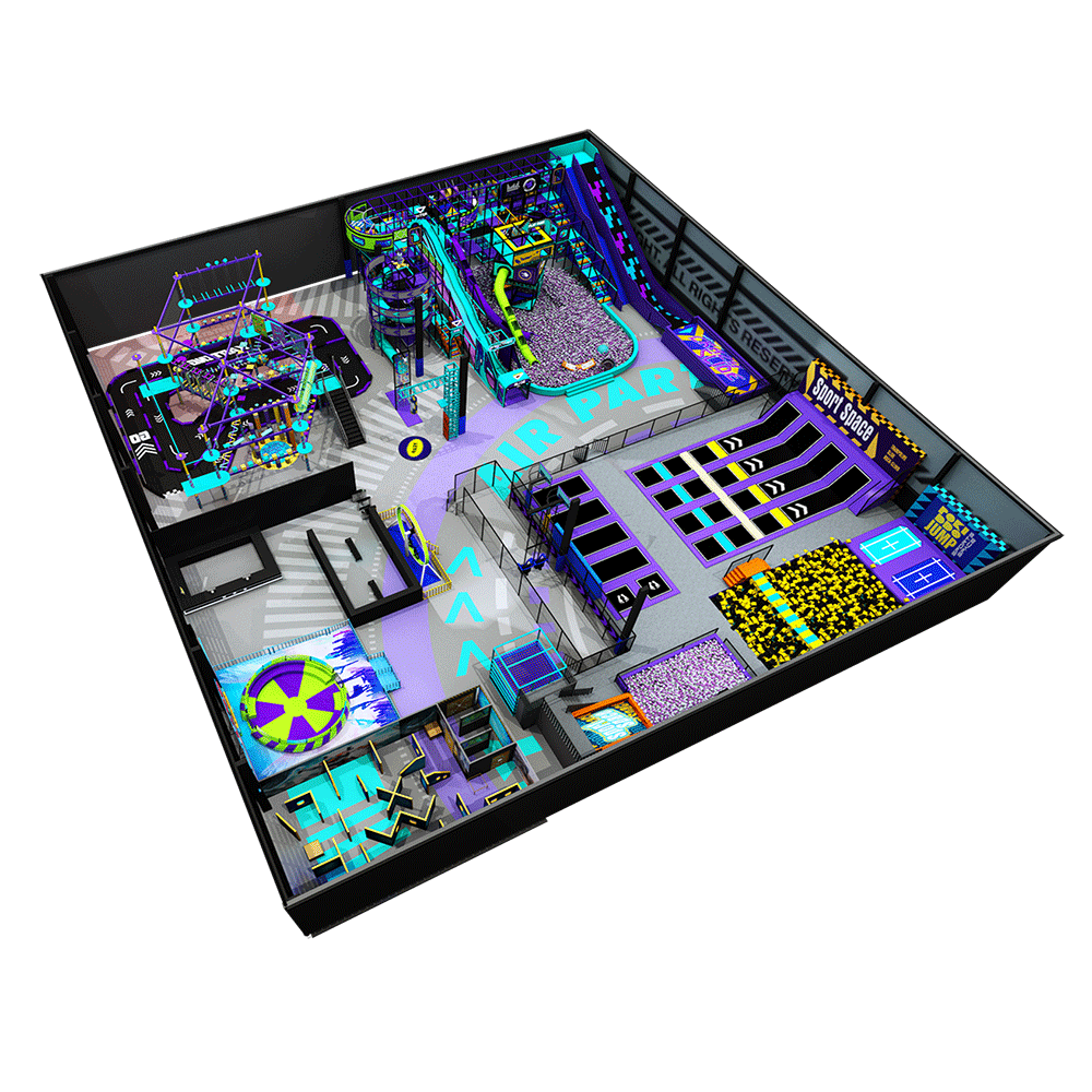 Pokiddo 2200 Xiangyang Children Indoor Playground Childhood Dream