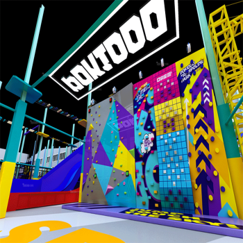 Pokiddo 4160sqm Tianjin Commercial Indoor Playground Equipment Colorful Kids Soft Trampoline Park Child's Indoor Playground