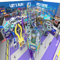 Pokiddo 4900sqm Large Maze Playland Soft Adventure Kids Play Center Children Indoor Playground For Shopping Mall