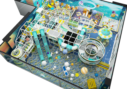 Pokiddo 490sqm Indoor Playground Design Project - Space Theme in Italy: A Feasible Delight!