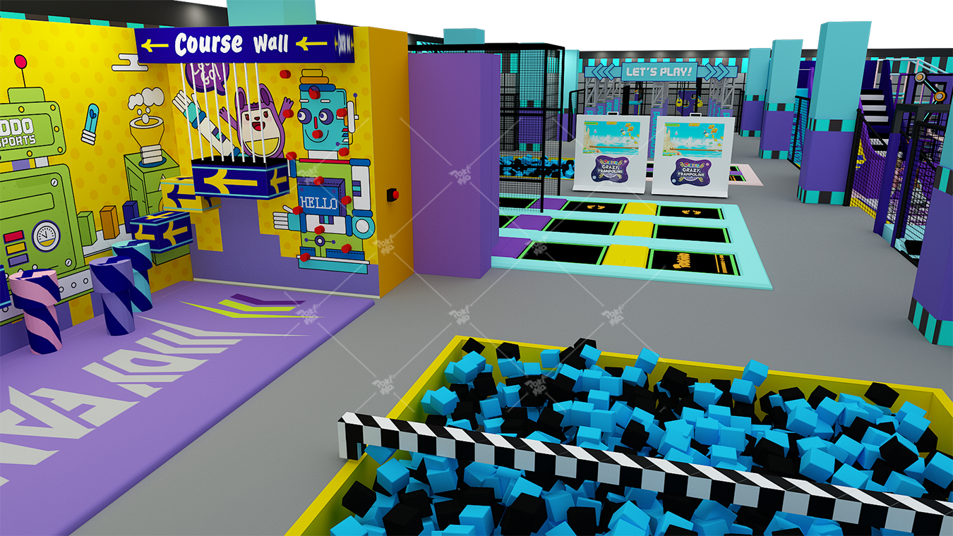 Pokiddo 700sqm Ninghai Indoor Playground: 90% Design Fidelity, Trampoline Zones & Family Fun
