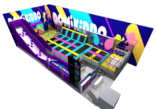 Case Study: Pokiddo Indonesia 340sqm Indoor Trampoline Park