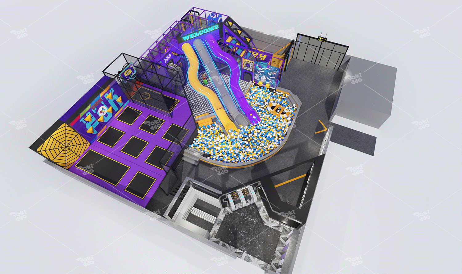 Pokiddo's 400㎡ Custom Playground in Arabia: Where Heritage Meets Playful Growth