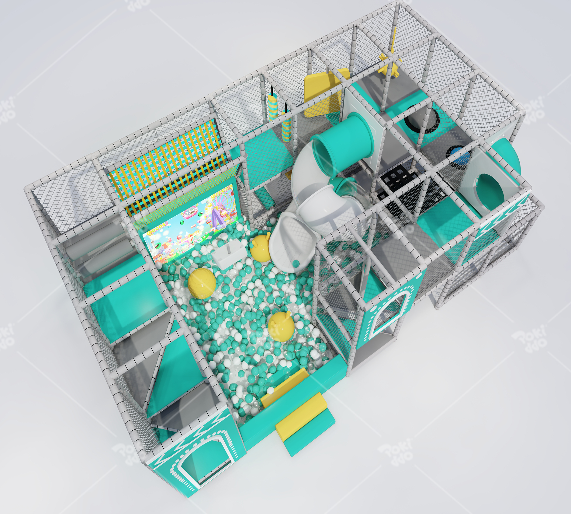 Pokiddo Design Case: 45sqm Latvia Indoor Playground——Small Space, Big Fun!
