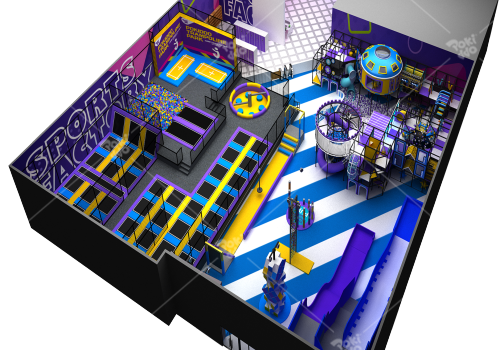 PokiddoDesign Case: 1668sqm Trampoline Park in Saudi Arabia——A Mega - Fun Hub for All
