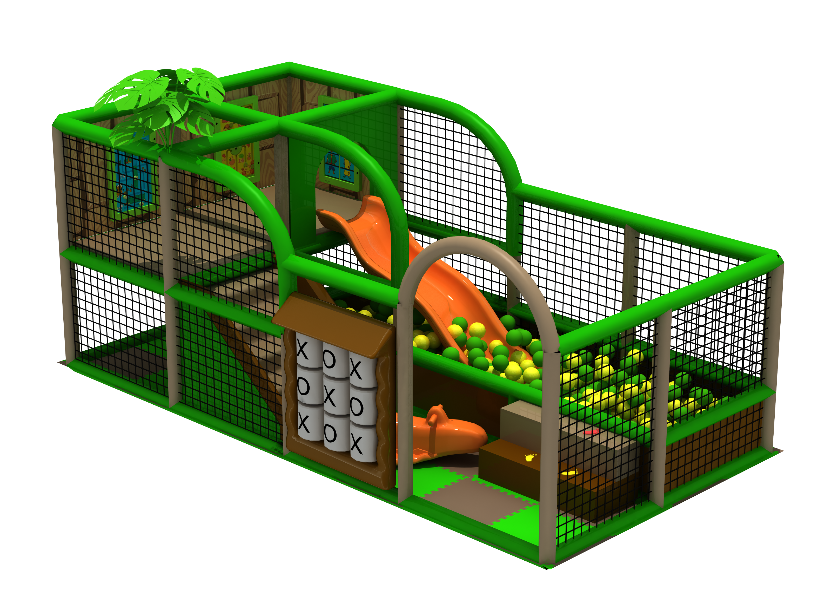 Pokiddo's Ingenious Forest-Themed Indoor Playground for Guatemala: Small Space, Big Fun