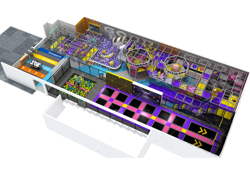 Pokiddo Design Case: 1200sqm Italian Indoor Park: Where Play Wears Italian Colors