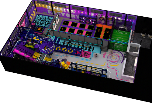 Pokiddo's 560㎡ Cyber - Sports Trampoline Park: A Multi - Dimensional Energy Field for Vitality Release