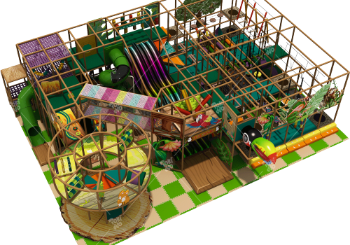Pokiddo 300㎡ “Lebanese Nature Adventure” Indoor Playground: A Customized Haven for Family Fun