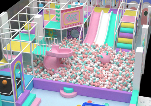 150㎡ Pastel-Themed Indoor Soft Play Venue: Family-Friendly Space for Toddlers (2–8 Years Old)