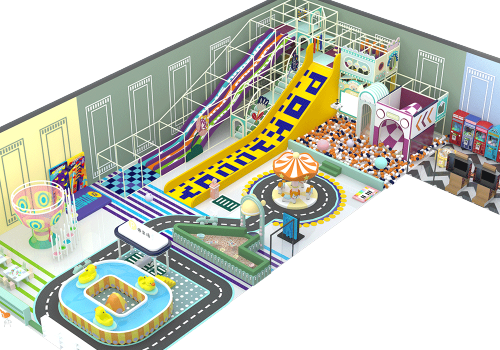 400㎡ Vibrant Urban Adventure Indoor Playground: Custom-Tailored for Indian Families This 400㎡ indoor playground, de