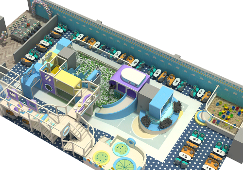 390㎡ Soft Polka-Dot Fun Indoor Playground: Custom-Tailored for Vietnamese Families