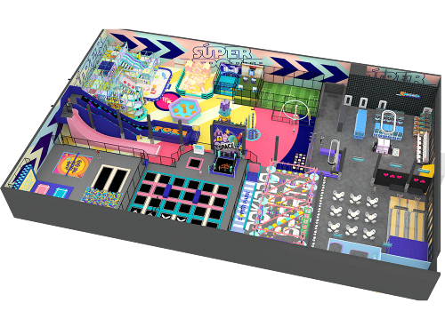 2000㎡ "Super Vibrant" Themed Indoor Playground: Custom-Tailored for Zimbabwean Clients