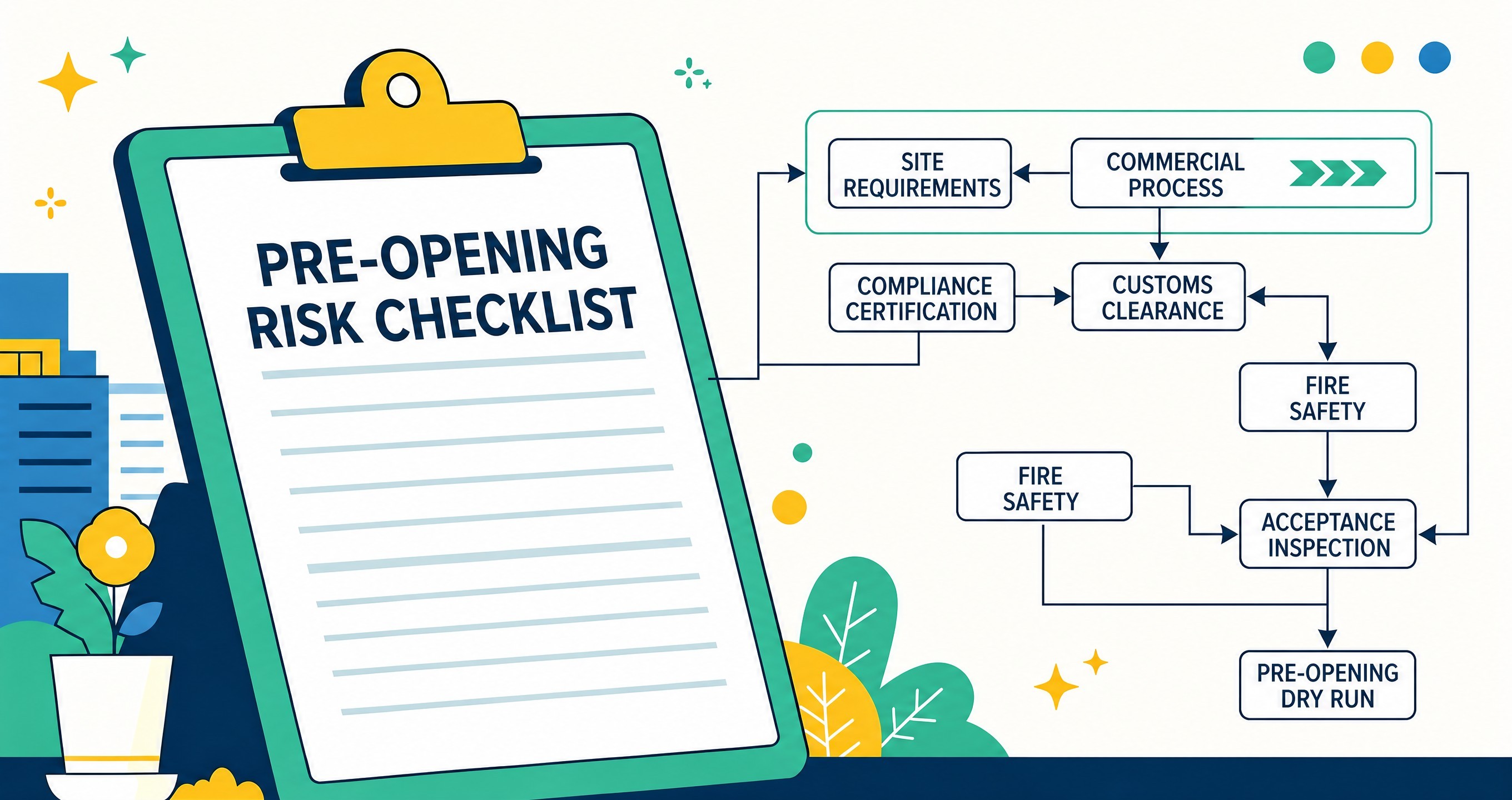 pre-opening risk checklist how to start a trampoline park
