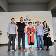 USA customer-Adam visited our Jeasnn(Jiesheng) factory.