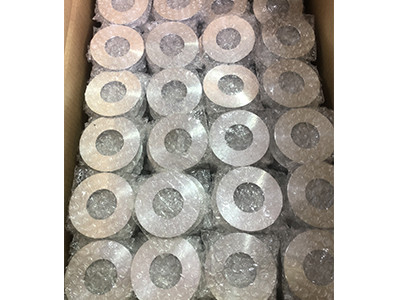 Aluminum CNC parts with Bubble bag packing