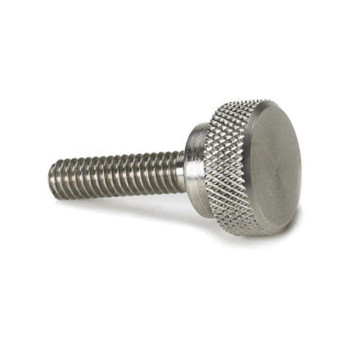 Metric Precision Stainless Steel  Diamond Knurled Head Thumb Screws with Shoulder