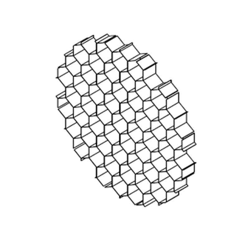 hexcell louver