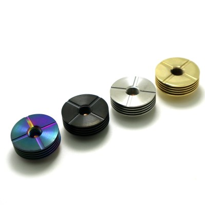 China Manufacturer Custom Aluminum Vape Insulator Thread Connector 510 Finned Heat Sink