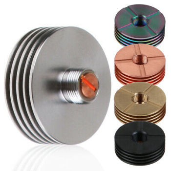 China Manufacturer Custom Aluminum Vape Insulator Thread Connector 510 Finned Heat Sink
