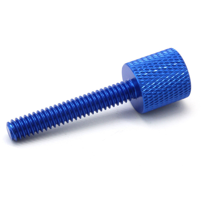 knurled head thumb screws with shoulder