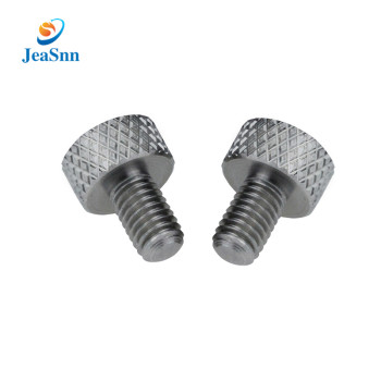 Custom High Quality Stainless Steel Nickel Plated Knurled Head Thumb  Screw